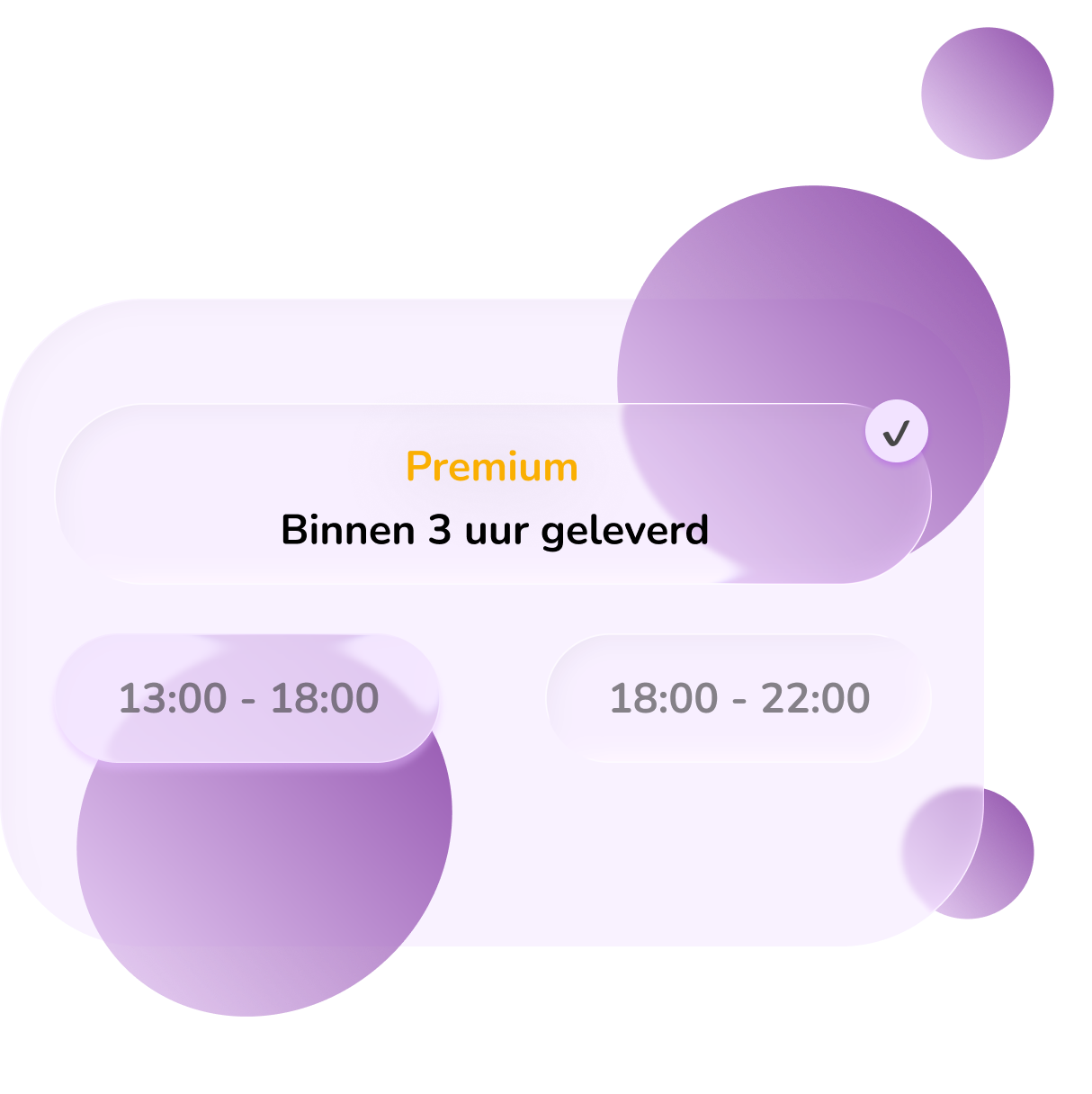 Bezorgmoment kiezen